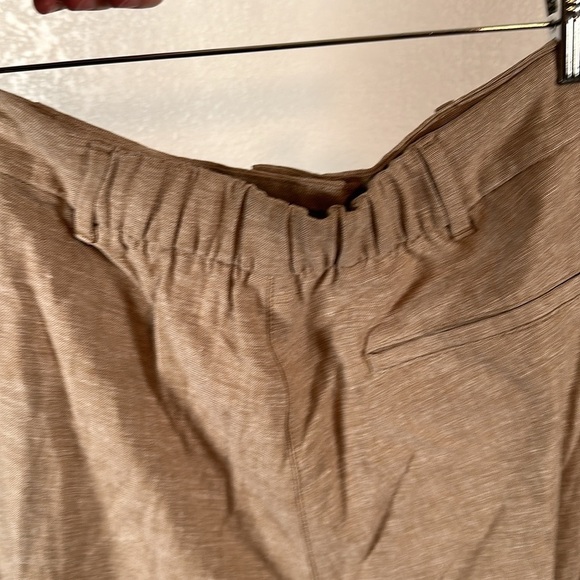 Old Navy Tan Full Length Linen Blend Trousers Size XL - Picture 4 of 9